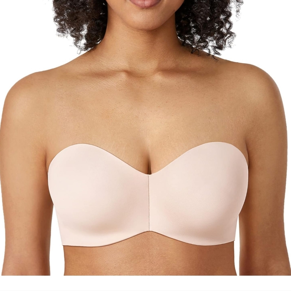 DELIMIRA Women's Underwire Strapless Bra Full
Coverage Multiway Bras